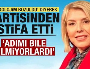 Gülsüm Özer, görevi ve partisinden istifa etti! Sert açıklama: Adımı bile bilmiyorlardı