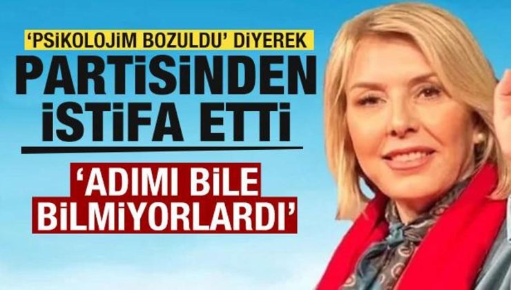 Gülsüm Özer, görevi ve partisinden istifa etti! Sert açıklama: Adımı bile bilmiyorlardı