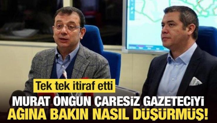 Murat Ongun çaresiz gazeteciyi ağına bakın nasıl düşürmüş!