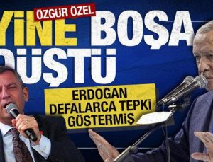 Özgür Özel yine boşa düştü: Erdoğan, İsrail ve ABD’ye defalarca tepki göstermiş