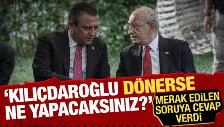 Özgür Özel’den ‘Kılıçdaroğlu dönerse ne olur?’ sorusuna cevap: ‘Ne kayyum atanır ne de…’