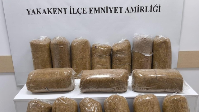 Samsun’da 80 kilogram kaçak tütün ele geçirildi