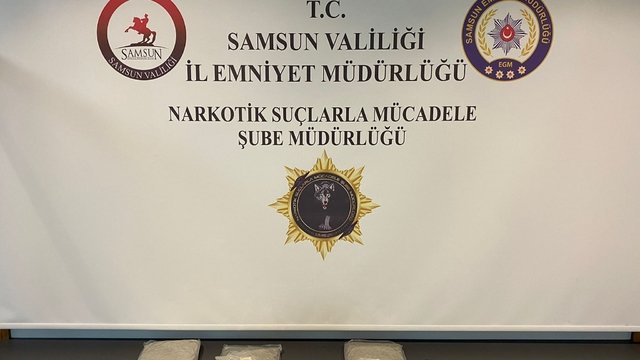 Samsun’da düzenlenen uyuşturucu operasyonunda 2 şüpheli yakalandı