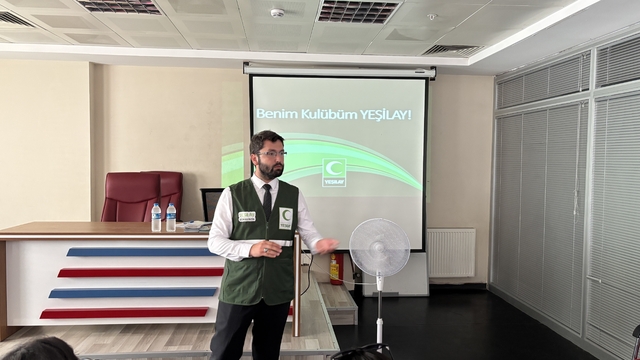 Samsun’da Yeşilaydan 60 branşta 60 sporcuya bağımlılık eğitimi