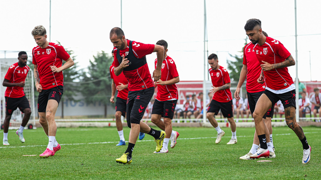 Samsunspor, Panathinaikos maçı hazırlıklarını sürdürdü