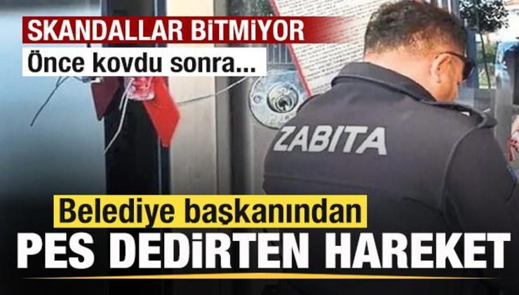 Skandallar bitmiyor! Belediye başkanından pes dedirten hareket! Önce kovdu sonra…