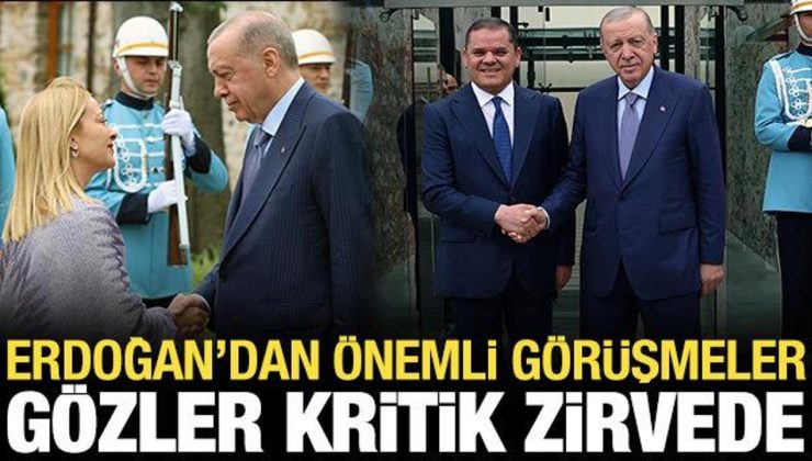 Son dakika: İstanbul’da Akdeniz zirvesi! Erdoğan’dan önemli görüşmeler