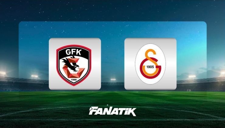 CANLI |Gaziantep FK – Galatasaray maçı Canlı Anlatım – GFK GS maçı kadroları, skoru ve istatistikleri (Süper Lig 1. hafta maçı)