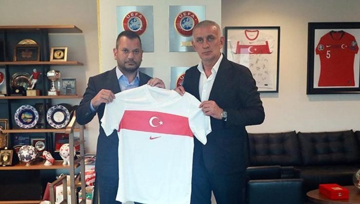 TFF Başkanı İbrahim Hacıosmanoğlu, Ertuğrul Doğan ile görüştü