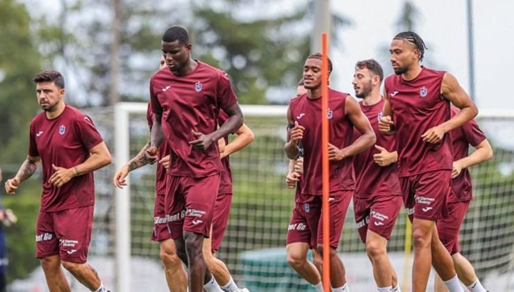 Trabzonspor çalışmalara devam etti