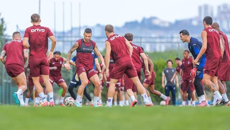 Trabzonspor, Kocaelispor maçı hazırlıklarına devam etti