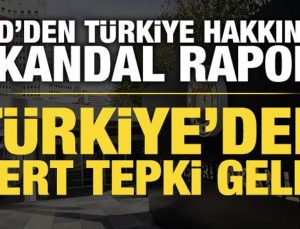 Türkiye’den ABD’deki rapora tepki
