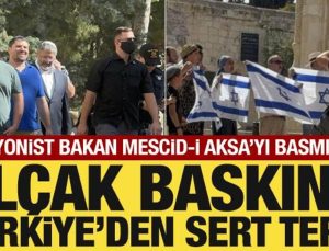 Türkiye’den İsrailli siyonist bakan Ben-Gvir’e sert tepki