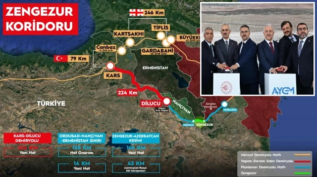Zengezur Koridoru’nun anahtarı olacak: Türkiye’nin doğusunu uluslararası ticaretin kalbine bağlayacak projeye dev imza