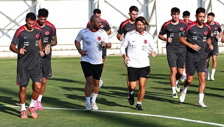 A Milli Futbol Takımı, İspanya maçı hazırlıklarına başladı
