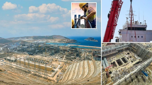 Akkuyu NGS 3’üncü güç ünitesinin türbin binasında duvar betonlama çalışmalarını tamamladı