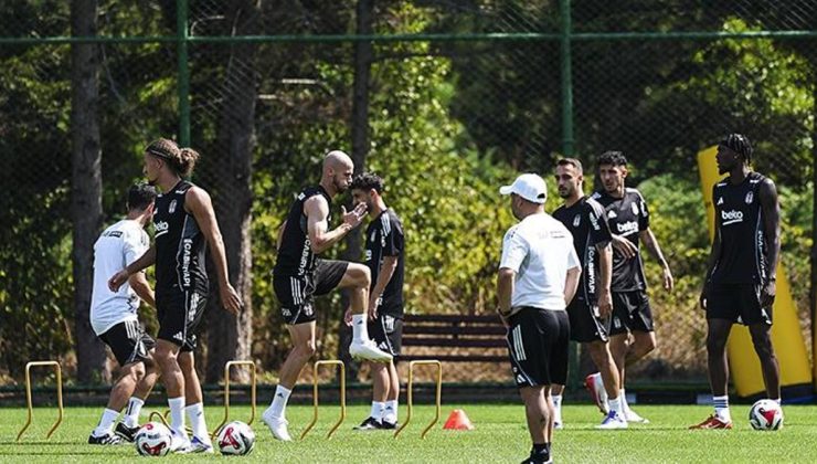 Beşiktaş’a 2 iyi haber! Antrenmana çıktılar