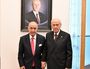 CHP eski Genel Başkanı Çetin’den Bahçeli’ye sürpriz ziyaret