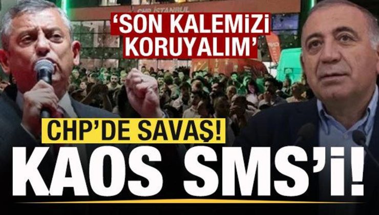 CHP’de savaş! SMS ile kaos çağrısı: Son kalemizi koruyalım