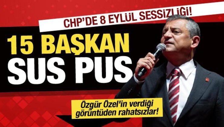 CHP’de sessizlik krizi! 15 başkan tek laf bile etmedi