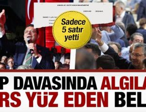 CHP’nin kurultay davasında algıları ters yüz eden 5 satırlık belge… Hepsi öz CHP’li!