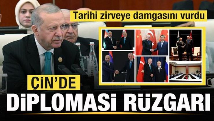 Çin’de diplomasi rüzgarı! Başkan Erdoğan’dan peş peşe görüşmeler