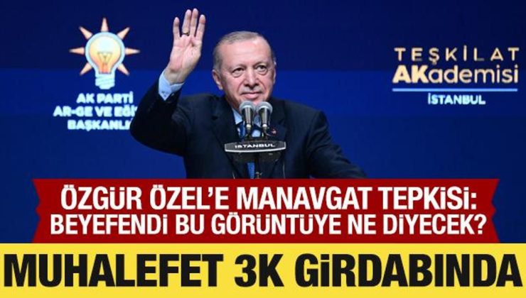 Cumhurbaşkanı Erdoğan: Muhalefet 3K girdabında kıvranıyor