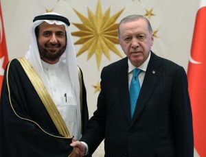 Cumhurbaşkanı Erdoğan, Suudi Arabistan Hac ve Umre Bakanı er-Rabia’yı kabul etti