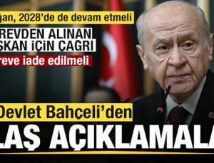 Devlet Bahçeli’den açıklama! Görevden alınan başkan için çağrı: Göreve iade edilmeli