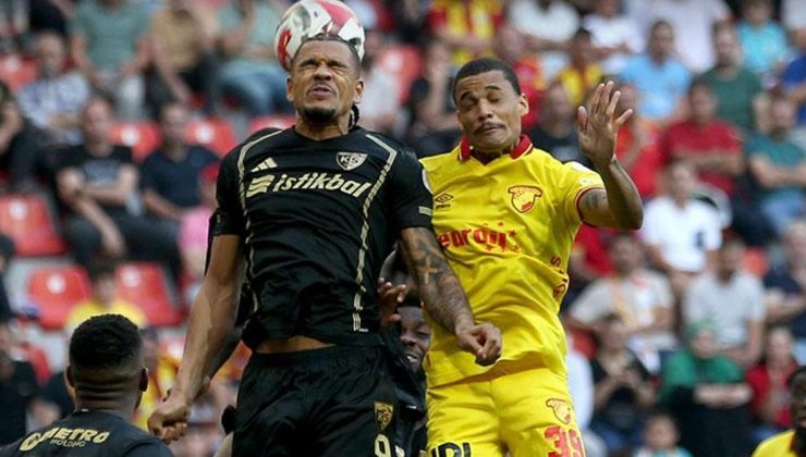 Kayseri’de puanlar paylaşıldı! Kayserispor Göztepe maç sonucu: 1-1