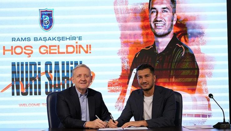 Nuri Şahin resmen Başakşehir’de! İmzayı attı