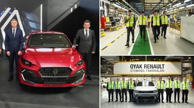OYAK Genel Müdürü Murat Yalçıntaş, Renault’nun Bursa üssünde üretim hattını inceledi