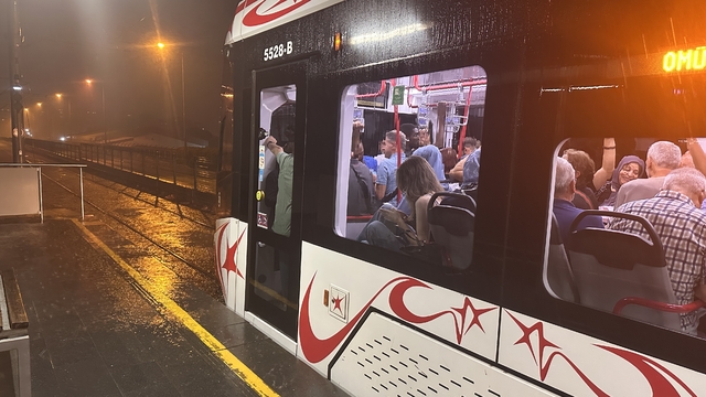 Samsun’da sağanak yağış etkili oldu