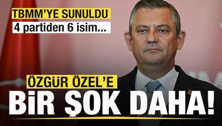 TBMM’ye yeni dosyalar sevk edildi! Özgür Öze’le bir şok daha! 4 partiden 6 isim…