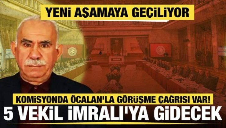 ‘Terörsüz Türkiye’ sürecinde yeni aşama: 5 vekil Öcalan’la görüşmeye gidecek