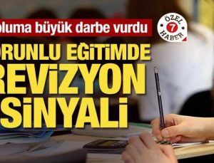 Topluma büyük darbe vurdu! ‘Zorunlu eğitimde revizyon’ sinyali