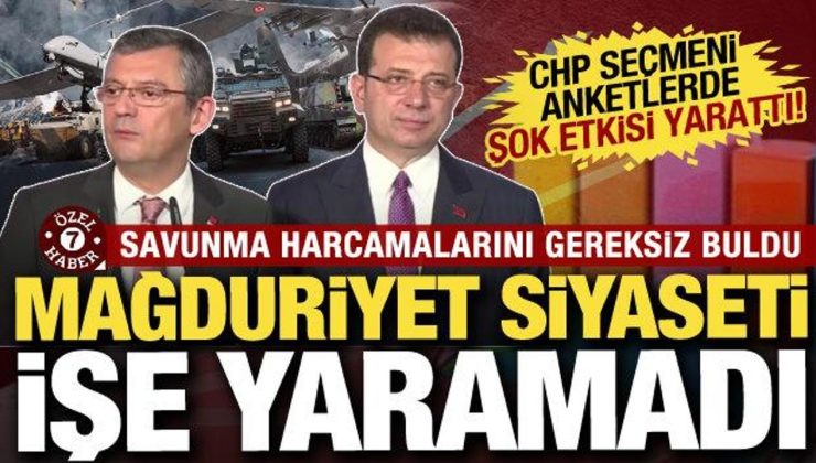Türkiye’nin savunmadaki başarısını hazmedemedi: CHP seçmeni anketlerde şaşırttı!